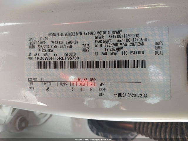 Ford F-550 Chassis Xl 2024 1FD0W5HT5REF95739 Image 9