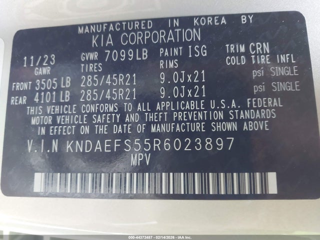 2024 KIA EV9 KNDAEFS55R6023897 Photo 8