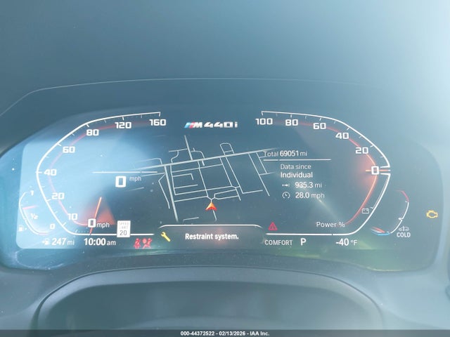 Aukcja sprzedaży 2021 Bmw M440i Xdrive, vin: WBA13AR03MCF39138, numer aukcji: 44372522