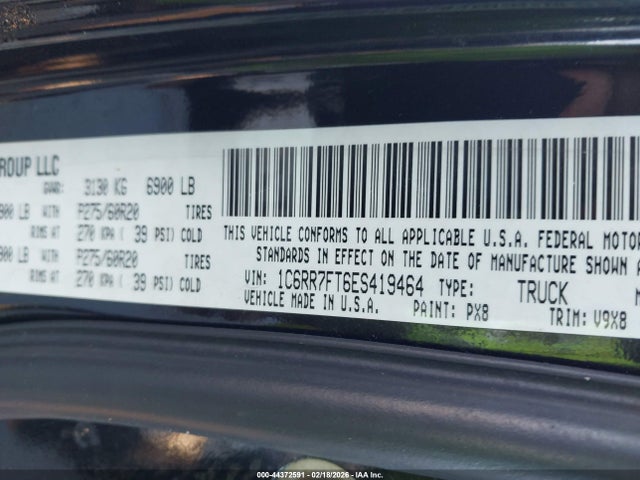 Aukcja sprzedaży 2014 Ram 1500 Express, vin: 1C6RR7FT6ES419464, numer aukcji: 44372591