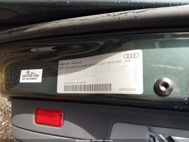 WAULMAF41JA199229 Audi A4 2.0t Tech Ultra Premium/2.0t Ultra Premium