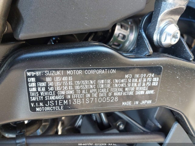 Suzuki Gsx800 F 2025 JS1EM13B1S7100528 Image 10
