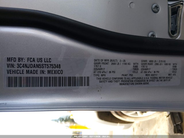 Jeep Compass Sport 4x4 2025 3C4NJDAN5ST575348 Image 9