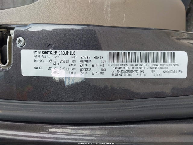 2015 CHRYSLER TOWN & COUNTRY 2C4RC1BG8FR504762 Photo 8