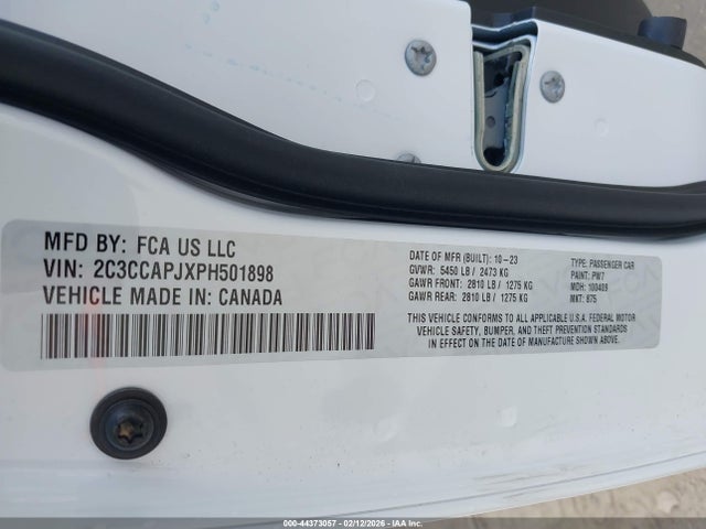 Aukcja sprzedaży 2023 Chrysler 300 300c, vin: 2C3CCAPJXPH501898, numer aukcji: 44373057