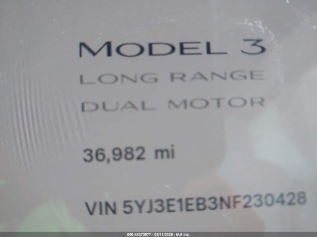 2022 TESLA MODEL 3 5YJ3E1EB3NF230428 Photo 6