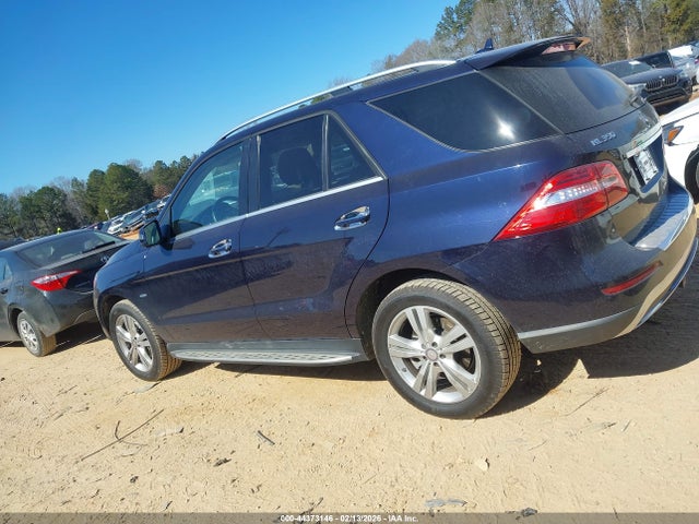 44373146 :رقم المزاد ، 4JGDA5HB2CA053861 vin ، 2012 Mercedes-benz Ml 350 4matic مزاد بيع