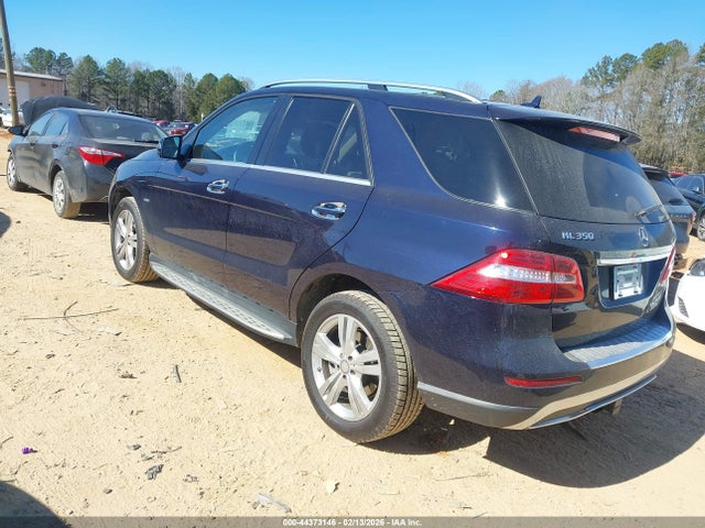 44373146 :رقم المزاد ، 4JGDA5HB2CA053861 vin ، 2012 Mercedes-benz Ml 350 4matic مزاد بيع
