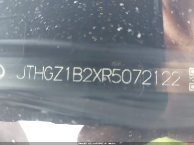 44373153 :رقم المزاد ، JTHGZ1B2XR5072122 vin ، 2024 Lexus Is 350 F Sport مزاد بيع