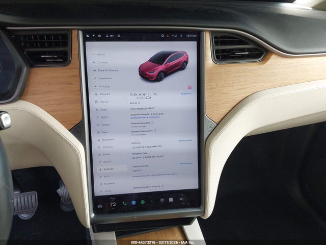 Продажа на аукционе авто 2018 Tesla Model X 100d/75d/p100d, vin: 5YJXCBE22JF142767, номер лота: 44373216