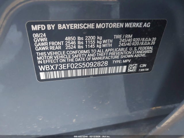 WBX73EF02S5092828 BMW X1 Xdrive28i