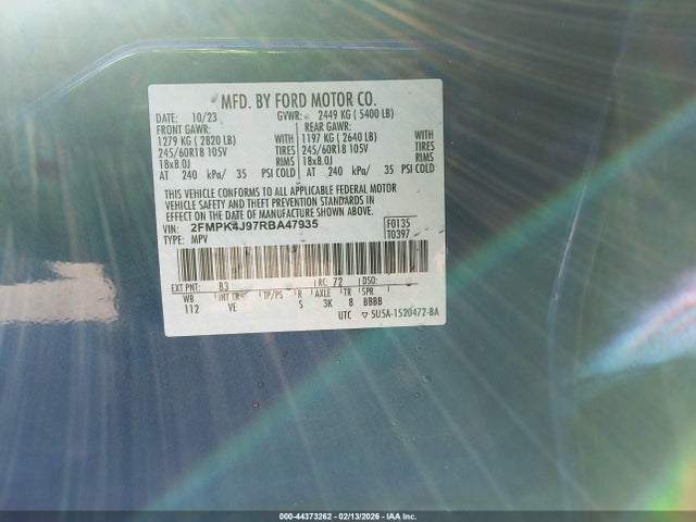 2024 FORD EDGE 2FMPK4J97RBA47935 Photo 8