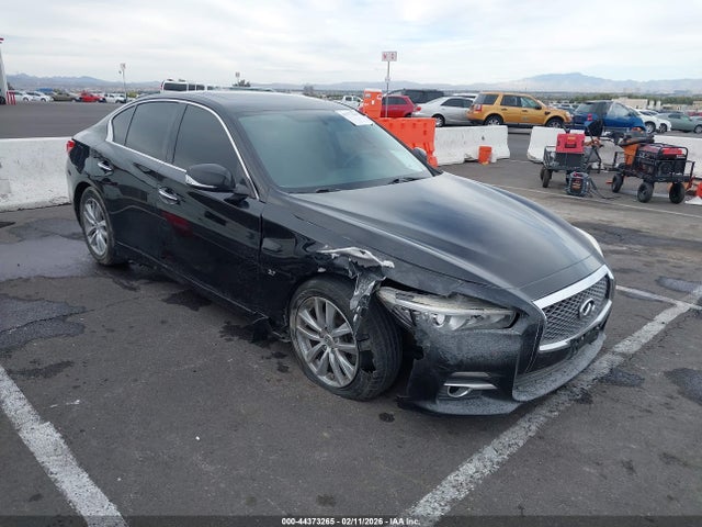 2015 Infiniti Q50 Premium მანქანა იყიდება აუქციონზე, vin: JN1BV7APXFM357608, აუქციონის ნომერი: 44373265