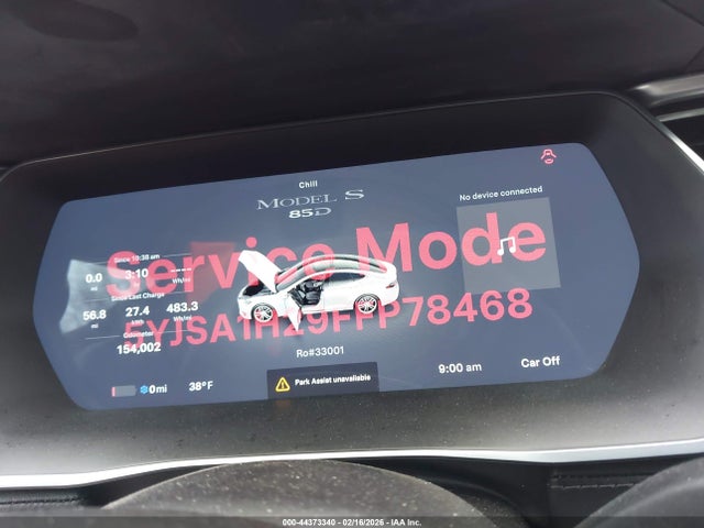 2015 TESLA MODEL S 5YJSA1H29FFP78468 Photo 6
