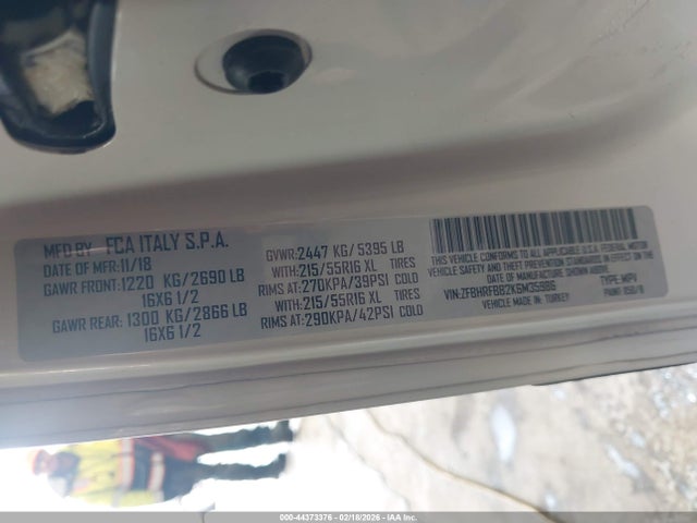 2019 Ram Promaster City Tradesman Slt მანქანა იყიდება აუქციონზე, vin: ZFBHRFBB2K6M35986, აუქციონის ნომერი: 44373376