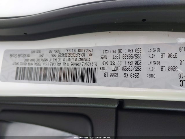 1C4RJFCG6GC364609 Jeep Grand Cherokee High Altitude