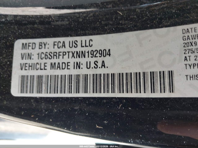 2022 RAM 1500 1C6SRFPTXNN192904 Photo 8