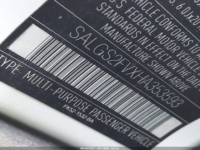 2017 LAND ROVER RANGE ROVER SALGS2FVXHA353593 Photo 8