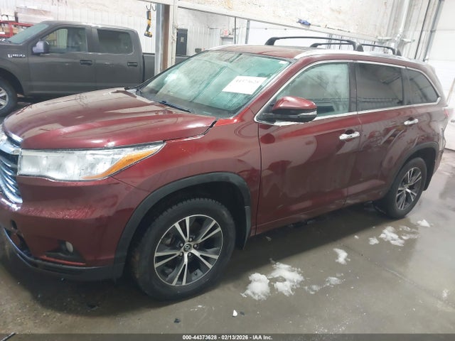 Toyota Highlander Xle V6 2016 5TDJKRFHXGS337718 Image 14