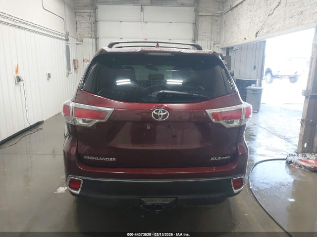 Toyota Highlander Xle V6 2016 5TDJKRFHXGS337718 Image 16