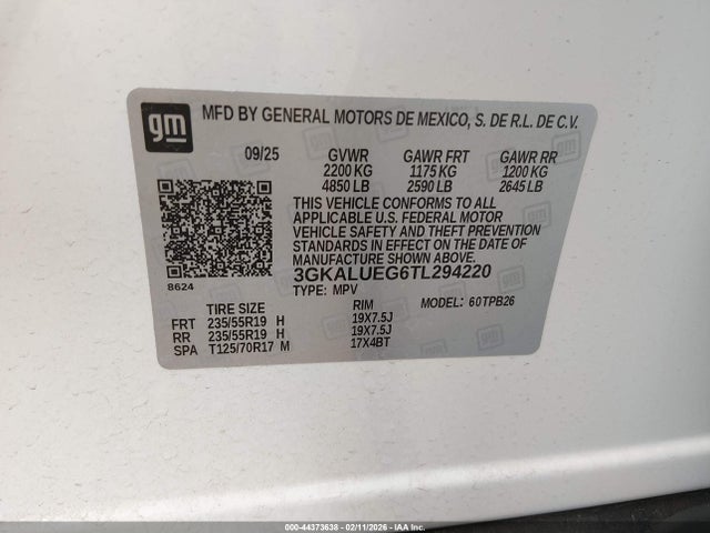 3GKALUEG6TL294220 GMC Terrain Awd Elevation