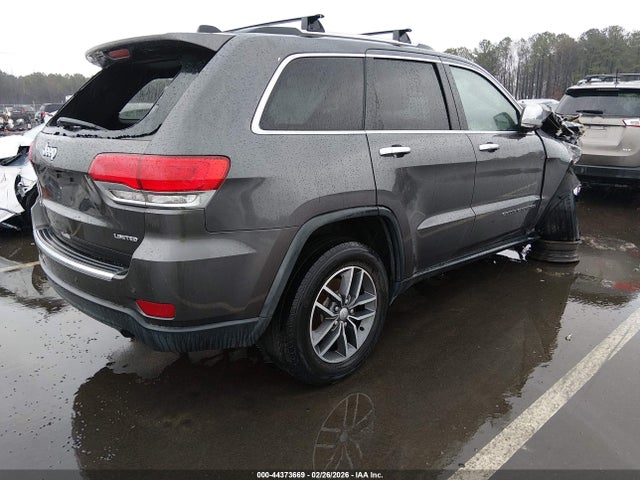 2018 Jeep Grand Cherokee Limited 4x4 მანქანა იყიდება აუქციონზე, vin: 1C4RJFBG0JC321442, აუქციონის ნომერი: 44373669