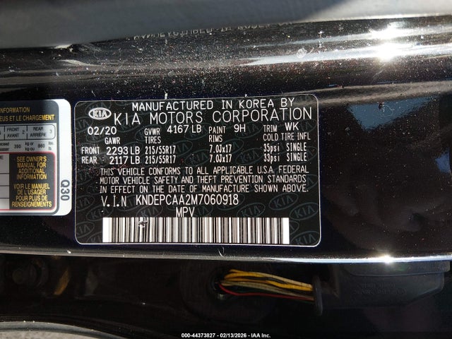 KNDEPCAA2M7060918 KIA Seltos Lx