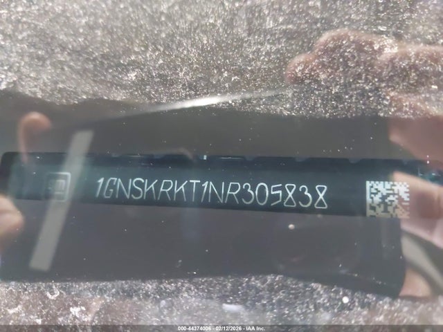 1GNSKRKT1NR305838 Chevrolet Tahoe 4wd Rst