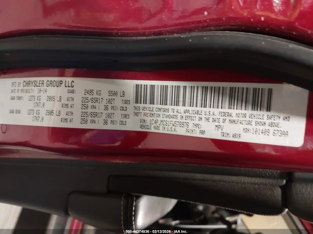 2015 JEEP CHEROKEE 1C4PJMCS1FW576976 Photo 8