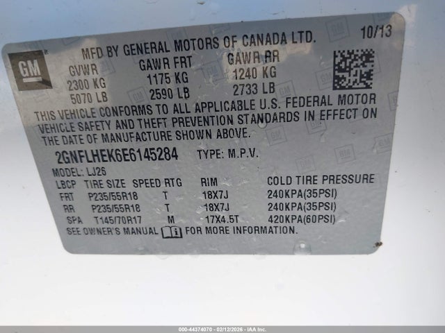 Chevrolet Equinox Ltz 2014 2GNFLHEK6E6145284 Image 9