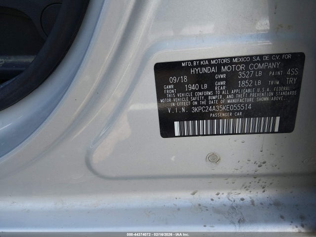 Hyundai ACCENT SE 2019 3KPC24A35KE055514 Image 9