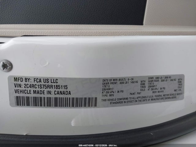 2024 CHRYSLER PACIFICA HYBRID 2C4RC1S75RR185115 Photo 8