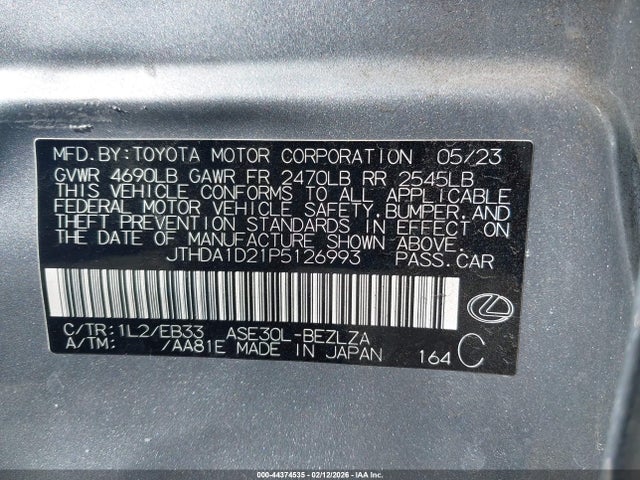 Lexus IS 300 2023 JTHDA1D21P5126993 Image 9