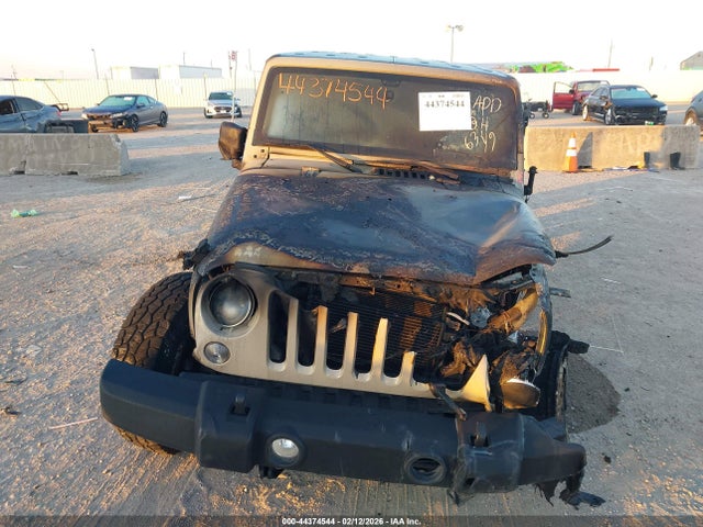 Продажа на аукционе авто 2016 Jeep Wrangler Unlimited Sport, vin: 1C4BJWDG8GL316349, номер лота: 44374544