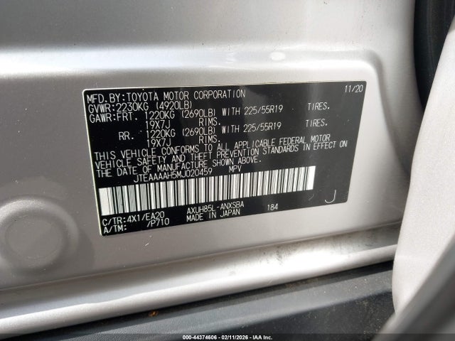 Toyota Venza 2021 JTEAAAAH5MJ020459 Image 23