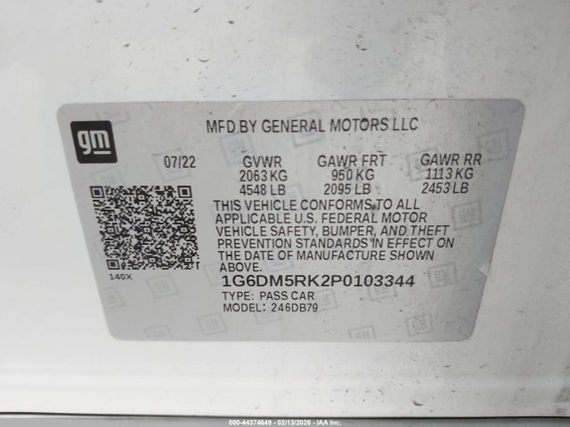 2023 CADILLAC CT5 1G6DM5RK2P0103344 Photo 8