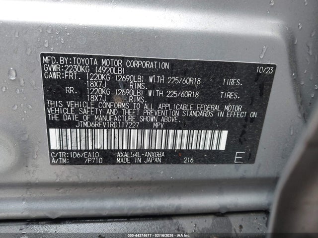 Toyota Rav4 Hybrid Limited 2024 JTMD6RFV1RD117227 Image 9