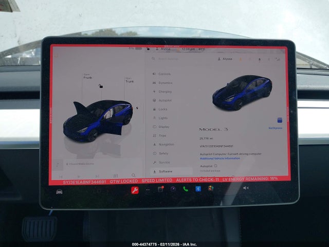 2022 TESLA MODEL 3 5YJ3E1EA8NF344691 Photo 6