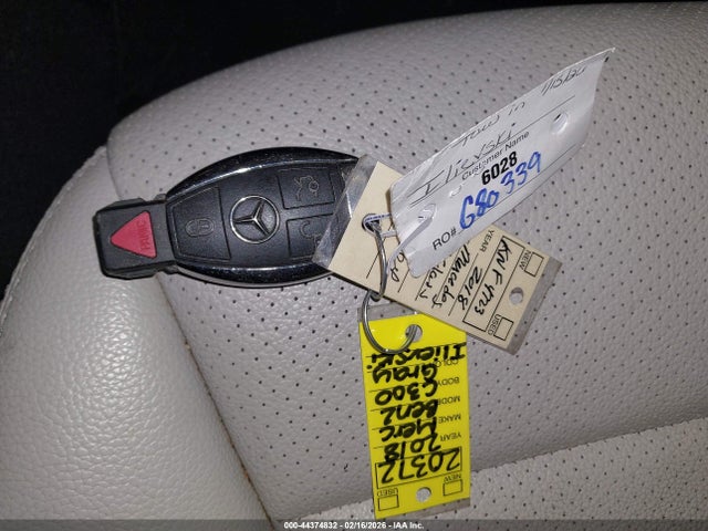 Aukcja sprzedaży 2018 Mercedes-benz C 300 4matic, vin: WDDWF4KB0JR393774, numer aukcji: 44374832