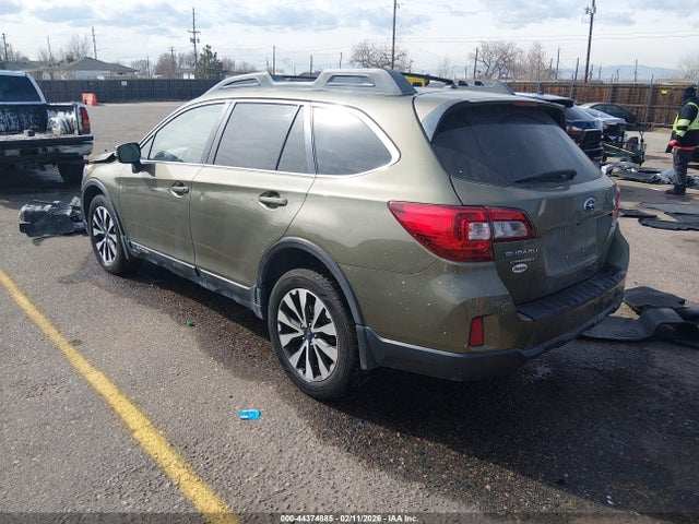 2015 Subaru Outback 2.5i Limited მანქანა იყიდება აუქციონზე, vin: 4S4BSANC4F3315835, აუქციონის ნომერი: 44374885