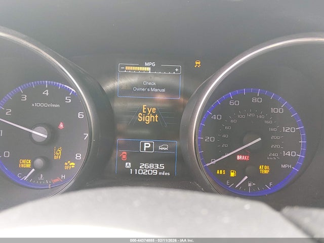 2015 Subaru Outback 2.5i Limited მანქანა იყიდება აუქციონზე, vin: 4S4BSANC4F3315835, აუქციონის ნომერი: 44374885