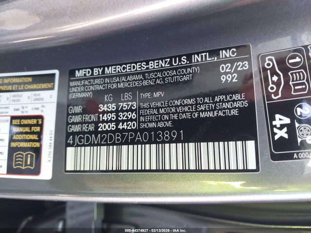 2023 MERCEDES-BENZ EQS 450+ SUV 4JGDM2DB7PA013891 Photo 8