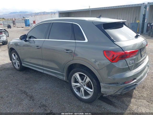 Продажа на аукционе авто 2020 Audi Q3 Premium 45 Tfsi S Line Quattro Tiptronic, vin: WA1DECF32L1026338, номер лота: 44375181