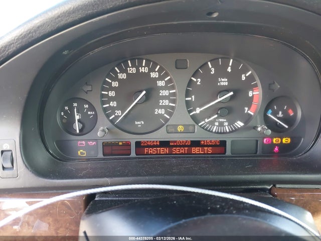 44375205 :رقم المزاد ، WBADN53453GF71106 vin ، 2003 Bmw 540i مزاد بيع