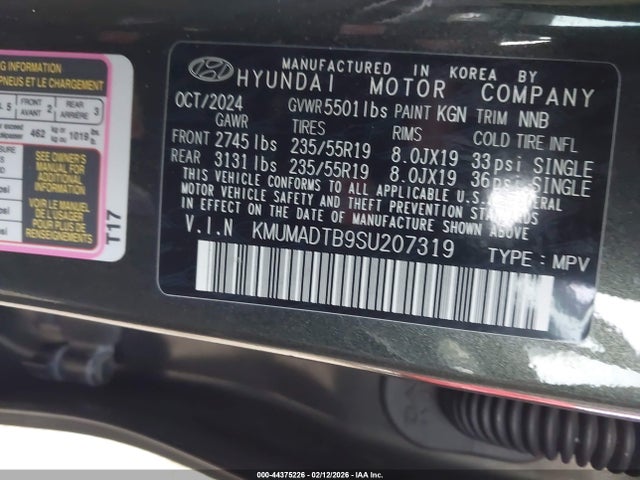 KMUMADTB9SU207319 Genesis Gv70 2.5t Awd