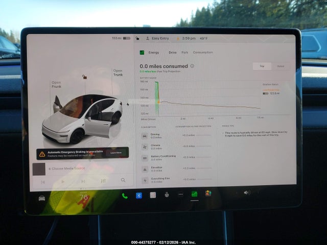 Aukcja sprzedaży 2026 Tesla Model Y Long Range Launch Series/premium All-wheel Drive, vin: 7SAYGDEE3TF421889, numer aukcji: 44375277