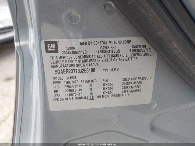 Продаж на аукціоні авто 2008 Buick Enclave Cxl, vin: 5GAER23778J256188, номер лоту: 44375323