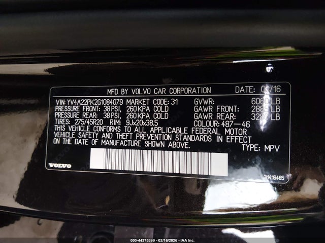 YV4A22PK2G1084079 Volvo Xc90 T6 Momentum