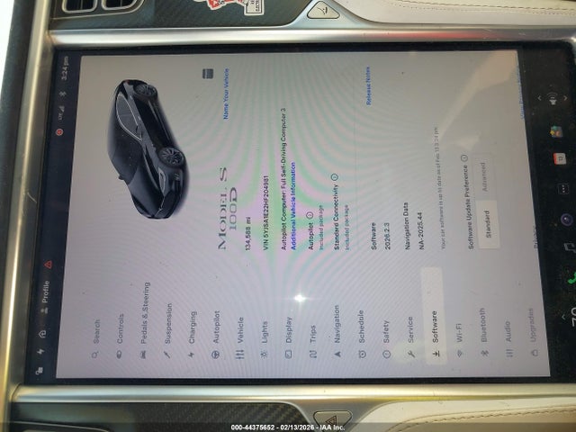 Aukcja sprzedaży 2017 Tesla Model S 100d/60d/75d/90d/p100d, vin: 5YJSA1E22HF204981, numer aukcji: 44375652