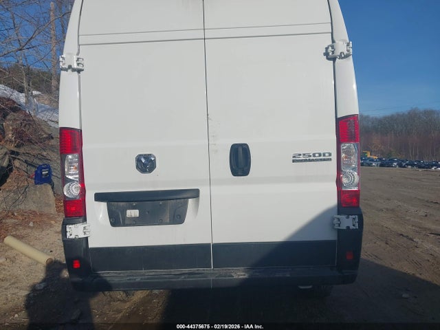 2025 Ram Promaster 2500 Tradesman High Roof 159 Wb W/pass Seat მანქანა იყიდება აუქციონზე, vin: 3C6LRVDG9SE515412, აუქციონის ნომერი: 44375675